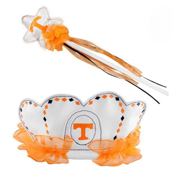 Tennessee Volunteers - Team Logo Tiara and Princess Wand SET - 12 Sets For $30.00 - Tennessee VOLS