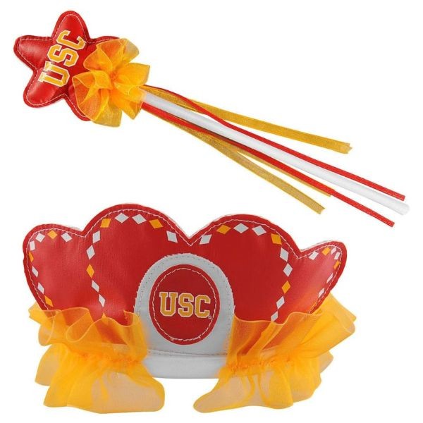 USC Trojans - Team Logo Tiara and Princess Wand SET - 12 Sets For $30.00 - USC Trojans