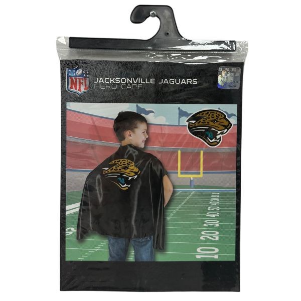 Jacksonville Jaguars Cape - The Hero Cape - 12 For $30.00 - Wholesale Jacksonville Jaguars Product - Jaguars Merchandise 2
