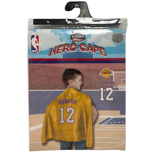 Los Angeles Lakers Cape - Howard #12 The Hero Cape - 24 For $24.00 - Los Angeles Lakers