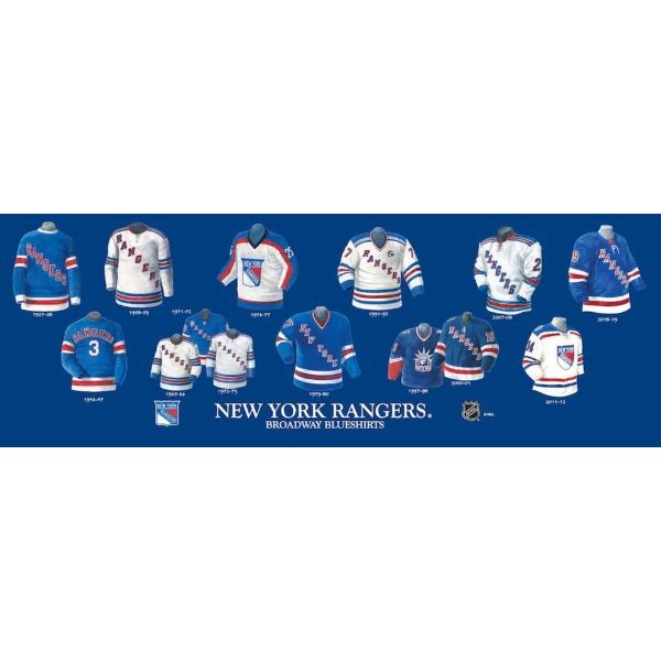 New York Rangers - 23.5"x8" - Team Legacy Plaque - 4 For $30.00 - New York Rangers