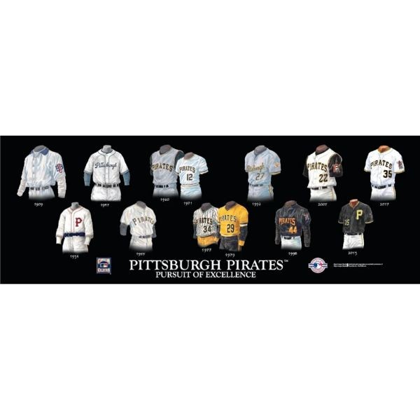 Pittsburgh Pirates - 23.5"x8" - Team Legacy Plaque - 4 For $30.00 - Wholesale Pittsburgh Pirates Products - Pirates Merchandise