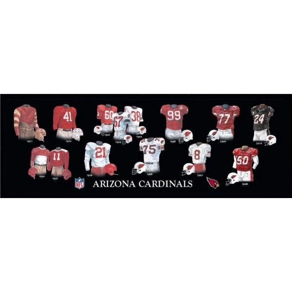 Arizona Cardinals - 23.5"x8" Wood - Team Legacy Plaque - 4 For $30.00 - Wholesale Arizona Cardinals Products
