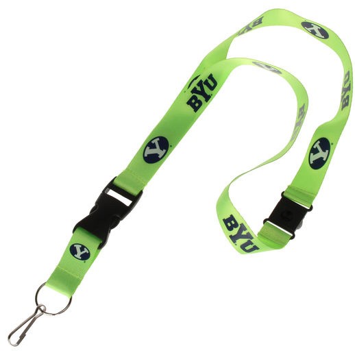 BYU Lanyards - Premium 2-Sided FULL Neon - 12 For $24.00 - BYU