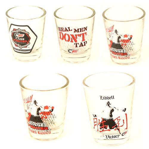 Cage Fighter Wholesale Shotglasses 24 Shotglasses For $12.00