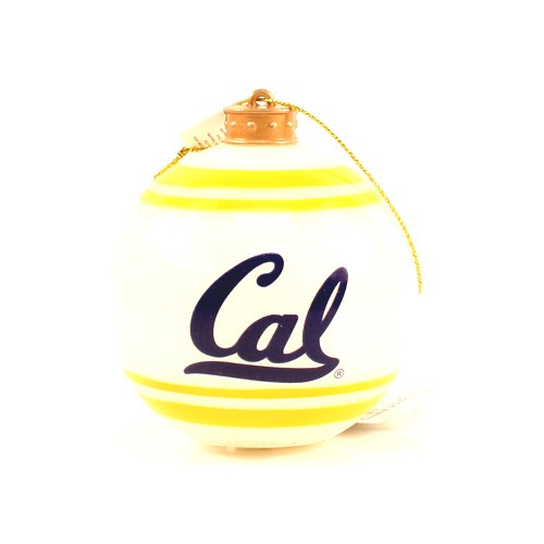 Cal Bearcats Ornaments - Striped Ball Ornaments - 12 For $24.00 - Cal