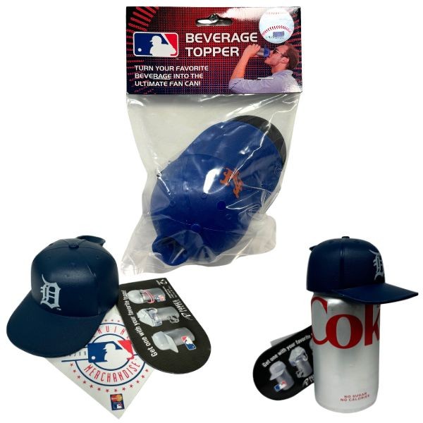 New York Mets Beverage Toppers - The Helmet Spout That Clips To Your Can - 12 For $30.00 - Wholesale New York Mets Products - Mets Merchandise
