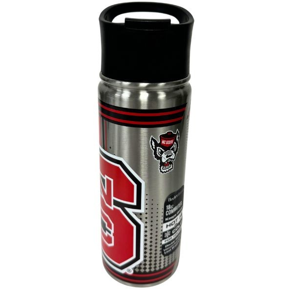 NC State Wolfpack Drinkware - Hero Digital 18OZ Stainless Flip Top Commuter Tumblers - 3 For $30.00 - NC State