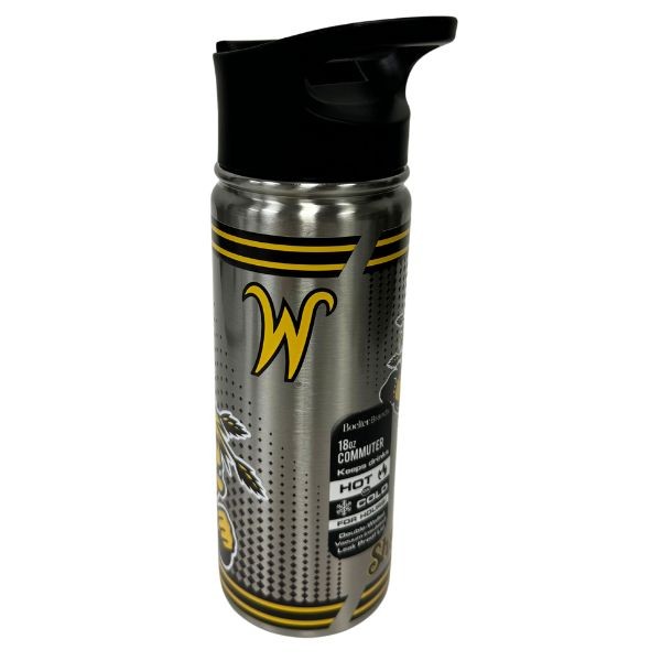 Wichita State Shockers - Hero Digital 18OZ Stainless Flip Top Commuter Tumblers - 3 For $30.00 - Wichita State