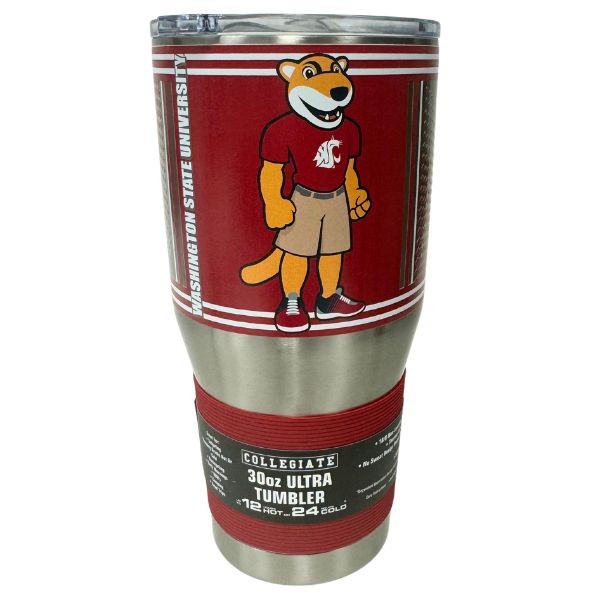 30OZ Hero Digital Ultra Tumblers - Washington State Cougars - Stainless Steel - 2 For $24.00 - Washington State