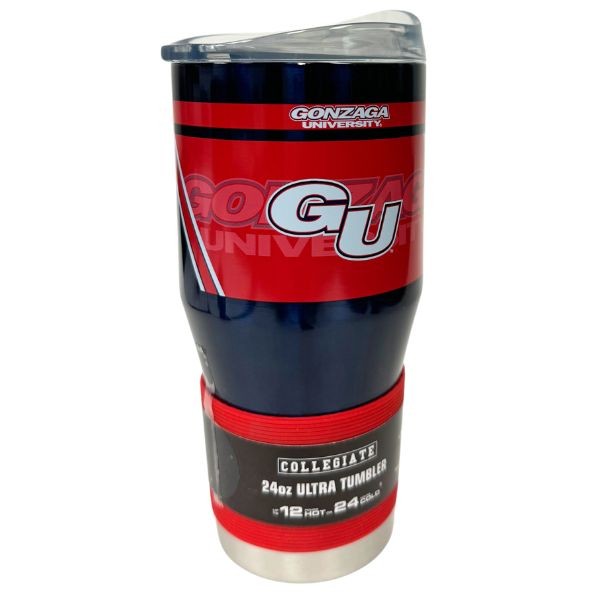 The Twist - 24OZ Stainless Steel Tumbler - Gonzaga - 3 For $30.00  - Wholesale San Francisco 49ers Product - 49ers Merchandise