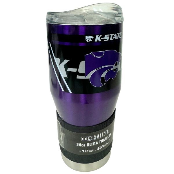 The Twist - 24OZ Stainless Steel Tumbler - KState Wildcats - 3 For $30.00 - Kansas State
