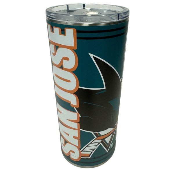 San Jose Sharks Tumblers - 20OZ Hero Digital Ultra Stainless Steel - 3 For $30.00 - San Jose Sharks