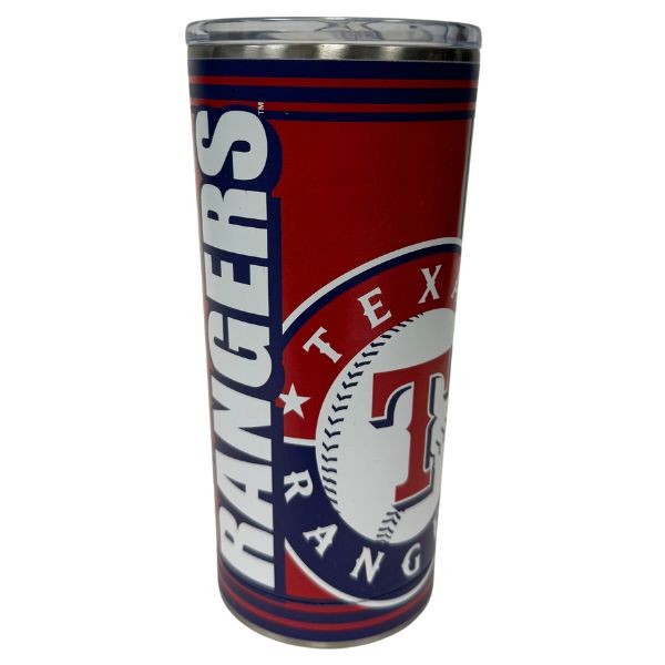 Texas Rangers Tumblers - 20OZ Hero Digital Ultra Stainless Steel - 3 For $30.00 - Wholesale Texas Rangers Products - Rangers Merchandise
