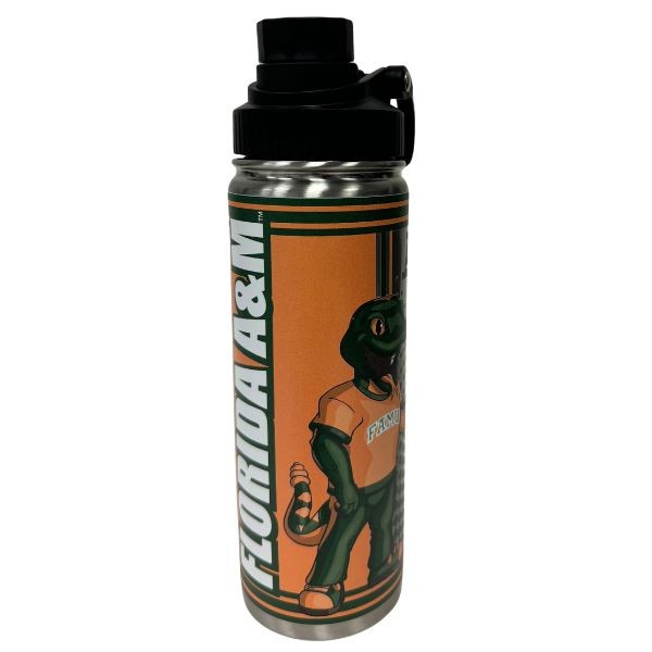 FAMU - Florida A&M Water Bottle - 21OZ Twist Top Stainless Digital Hero - 3 For $30.00 - Other Teams