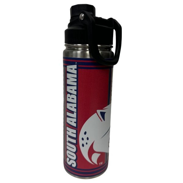 South Alabama University Water Bottle - 21OZ Twist Top Stainless Digital Hero - 3 For $30.00 - Other Teams