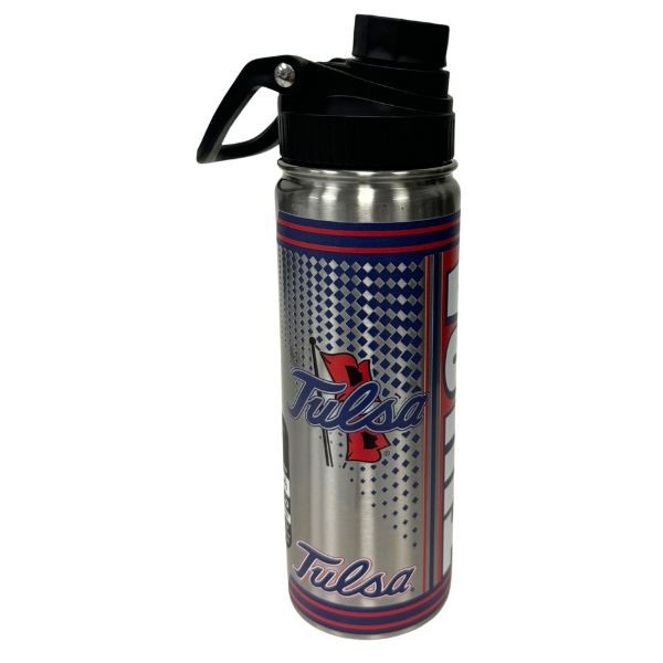 University Of Tulsa Water Bottles - 21OZ Twist Top Hero Digital Stainless Steel - 3 For $30.00 - Other Teams