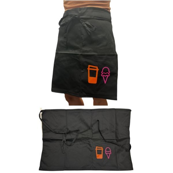 Dunkin Donuts Aprons - Halo Black Apron - Dunkin Brands - 12 For $24.00