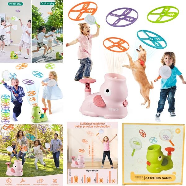 Zicco Gaming - Disc Launching Catch Game - Soar Your Disc Into The Air - Colors May Vary - 6 For $30.00