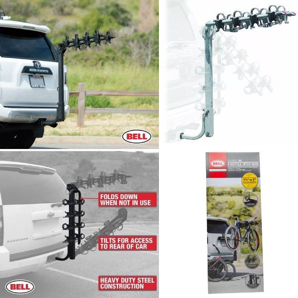 BELL Bike Products - Hitchbiker 450 - Tilts To Access Vehicle - Holds Up To Four Bikes - $50.00