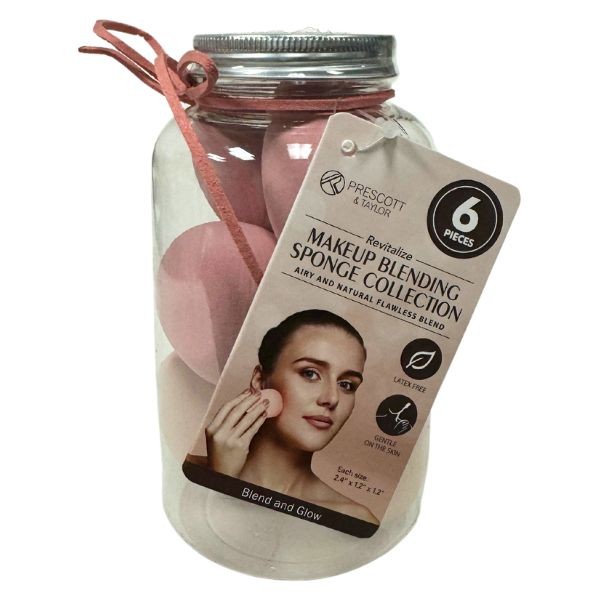 Prescott & Taylor - 6PC Makeup Blending Sponge Collection - 12 Sets For $30.00