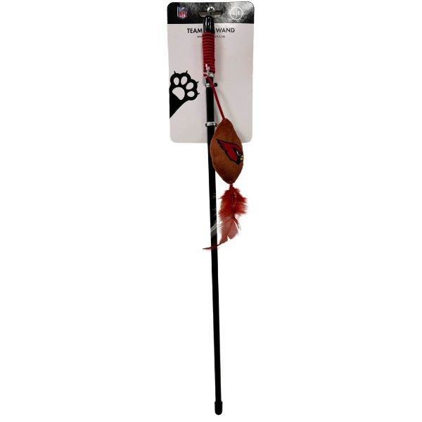Arizona Cardinals Pet Toys - 18" Team Cat Wand - 12 For $30.00 - Wholesale Arizona Cardinals Products