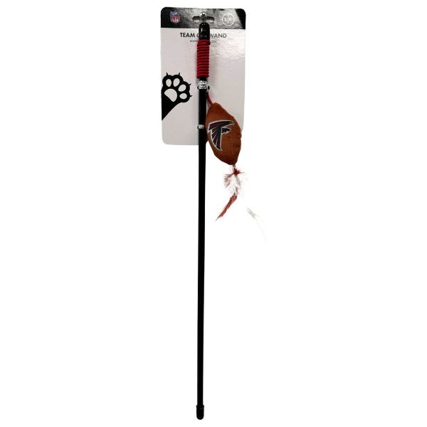 Atlanta Falcons Pet Toys - 18" Plush Feather Cat Wands - 12 For $30.00 - Wholesale Atlanta Falcons Products - Wholesale Football Gear 2