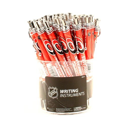Carolina Hurricanes Pens - 48Count Pen Display - $36.00 Per Display - Carolina Hurricanes