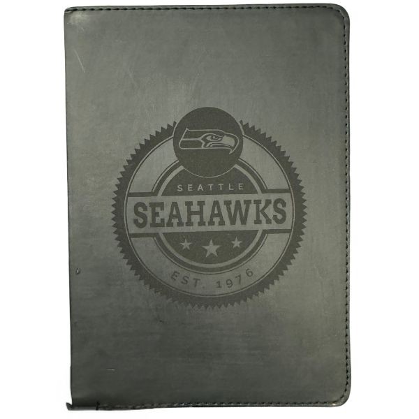 Seattle Seahawks 8"x5.5" Journals - 100 Page College Ruled - Leather Cover Bounded Journals - 6 For $21.00 - Wholesale Seattle Seahawks Product - Seahawks Merchandise 2