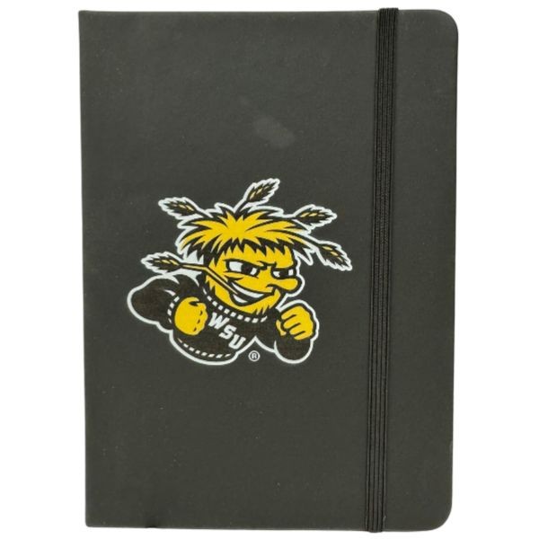 Wichita State Shockers 7"x5" Journals - 75 Page Leather Cover Bounded Journals - 6 For $21.00 - Wichita State