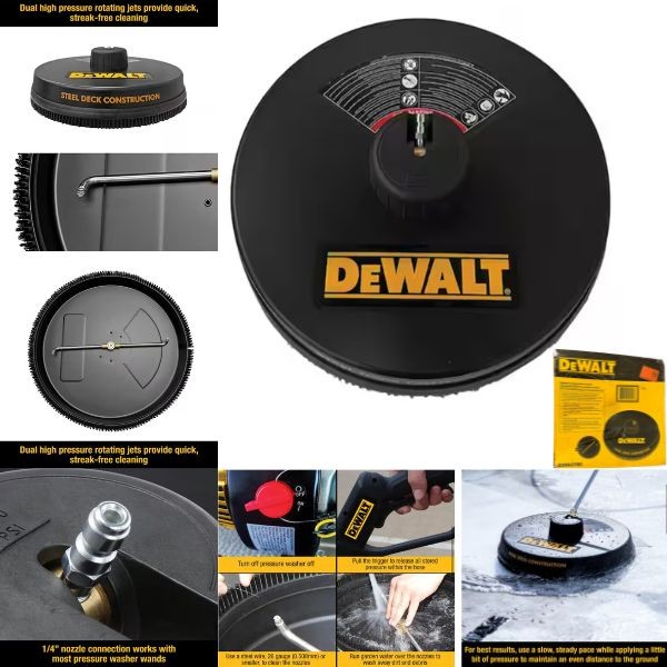 DeWalt Tools - RETURNS AS IS - In Working Condition - Dirty, Used, ETC is Possible - Power Washer Adpater Orbital Plate - 5 For $100.00