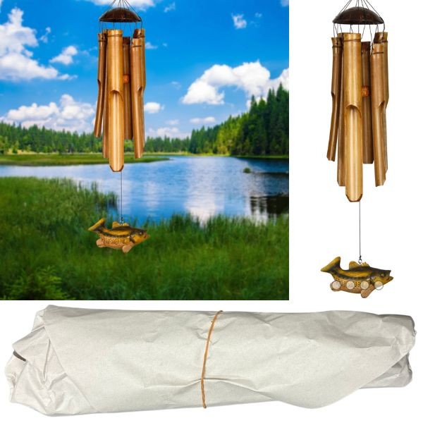 Asli Arts By Woodstock Wind Chimes - Bamboo 25" Oversized Wind Chimes - The BASS - 3 For $25.00