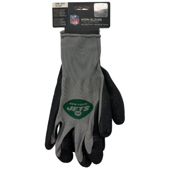 New York Jets Gloves - Team GRIPPER Gloves - 12 Pair For $36.00 - Wholesale New York Jets Products - Jets Merchandise