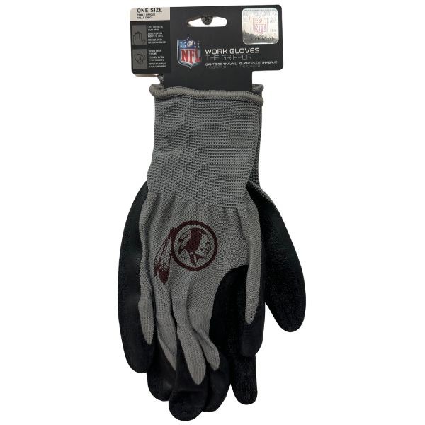 Washington Redskins Gloves - Team GRIPPER Gloves - 12 Pair For $36.00 - Wholesale Washington Redskins Products - Redskins Merchandise