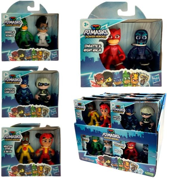 PJ Masks Display - Power Heroes Series - 16 2Packs Per Display - $64.00 Per Display