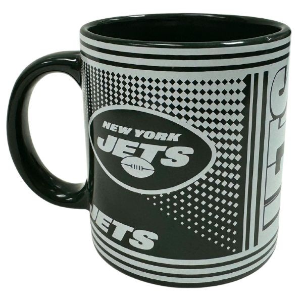 New York Jets Mugs - Ceramic 18OZ Hero Mugs - 6 For $36.00 - Wholesale New York Jets Products - Jets Merchandise 2