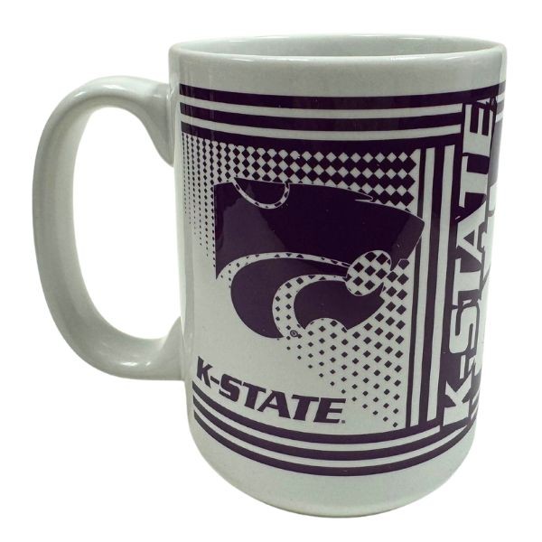 KState Wildcats Mugs - Ceramic 15OZ Hero Mugs - 6 For $30.00 - Kansas State