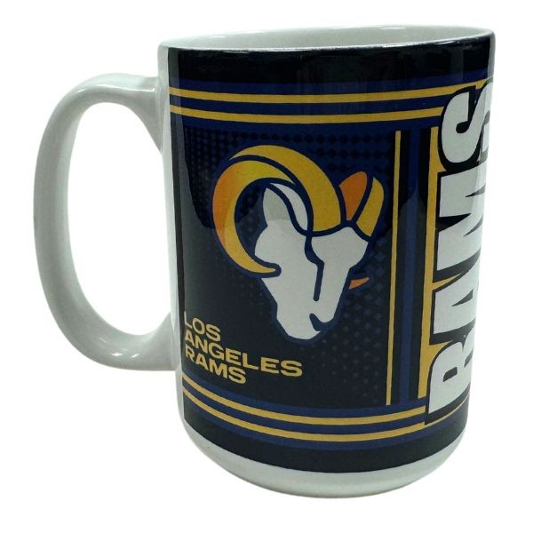 Los Angeles Rams Mugs - Ceramic 15OZ Hero Mugs - 6 For $30.00 - Wholesale Los Angeles Rams Products - Rams Merchandise 2