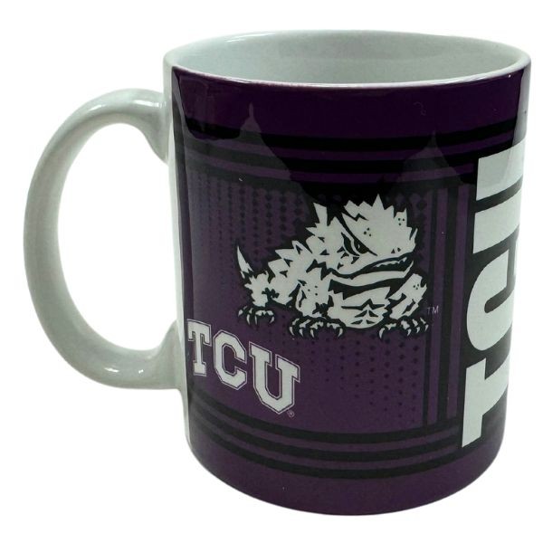 TCU Horned Frogs Mugs - Ceramic 11OZ Hero Mugs - 6 For $30.00 - TCU