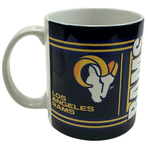 Los Angeles Rams Mugs - Ceramic 11OZ Hero Mugs - 6 For $30.00 - Wholesale Los Angeles Rams Products - Rams Merchandise