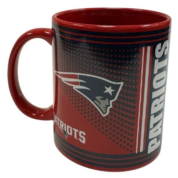 New England Patriots Mugs - Ceramic 11OZ Hero Mugs - 6 For $30.00 - Wholesale New England Patriots - Patriots Merchandise