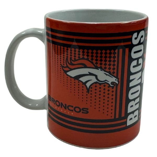 Denver Broncos Mugs - Ceramic 11OZ Hero Mugs - 6 For $30.00 - Wholesale Denver Broncos Products - Denver Merchandise