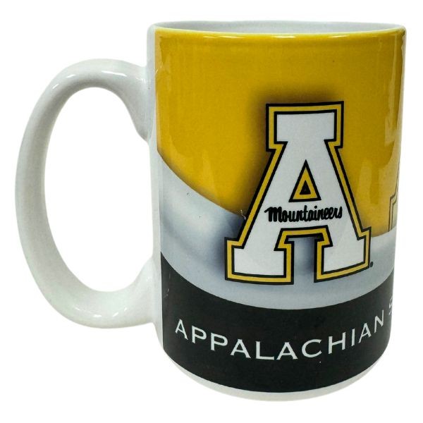 Appalachian Mountaineers Mugs - 15OZ Ceramic WAVE Style Mugs - 6 For $30.00 - Other Teams