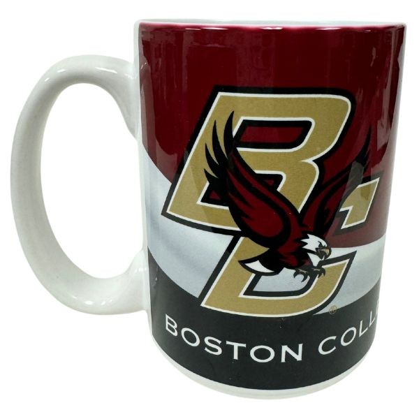 Boston College Eagles Mugs - 15OZ Ceramic WAVE Style Mugs - 6 For $30.00 - Boston College