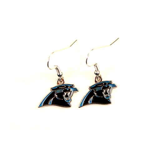 Carolina Panthers Earrings - AMCO Series2 - Dangle Earrings - $3.00 Per Pair - Wholesale Carolina Panthers Products - Carolina Football