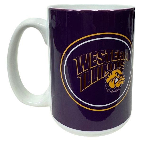 Western Illinois Bulldogs Mugs - 15OZ Ceramic WAVE Style Mugs - 6 For $30.00 - Other Teams