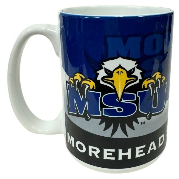 Morehead State University Eagles Mugs - 15OZ Ceramic WAVE Style Mugs - 6 For $30.00 - Other Teams