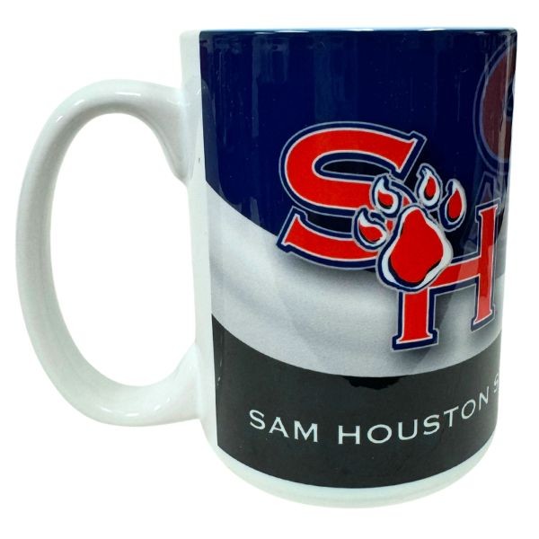 Sam Houston University Bearkats Mugs - 15OZ Ceramic WAVE Style Mugs - 6 For $30.00 - Other Teams