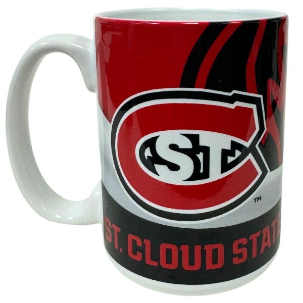 St. Cloud State Huskys Mugs - 15OZ Ceramic WAVE Style Mugs - 6 For $30.00 - Other Teams