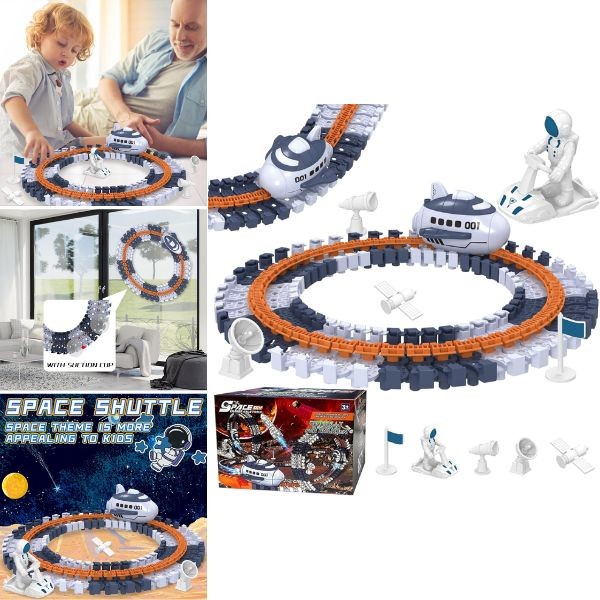 The Space DIY Astronaut Track - Can Be Wall Mounted For Infinite Creativity - Batteries Not Included - 4 For $30.00